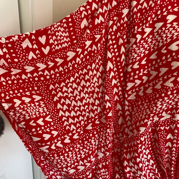 Vicoria's Secret heart design robe swimsuit cover kimono. OS - Picture 4 of 11